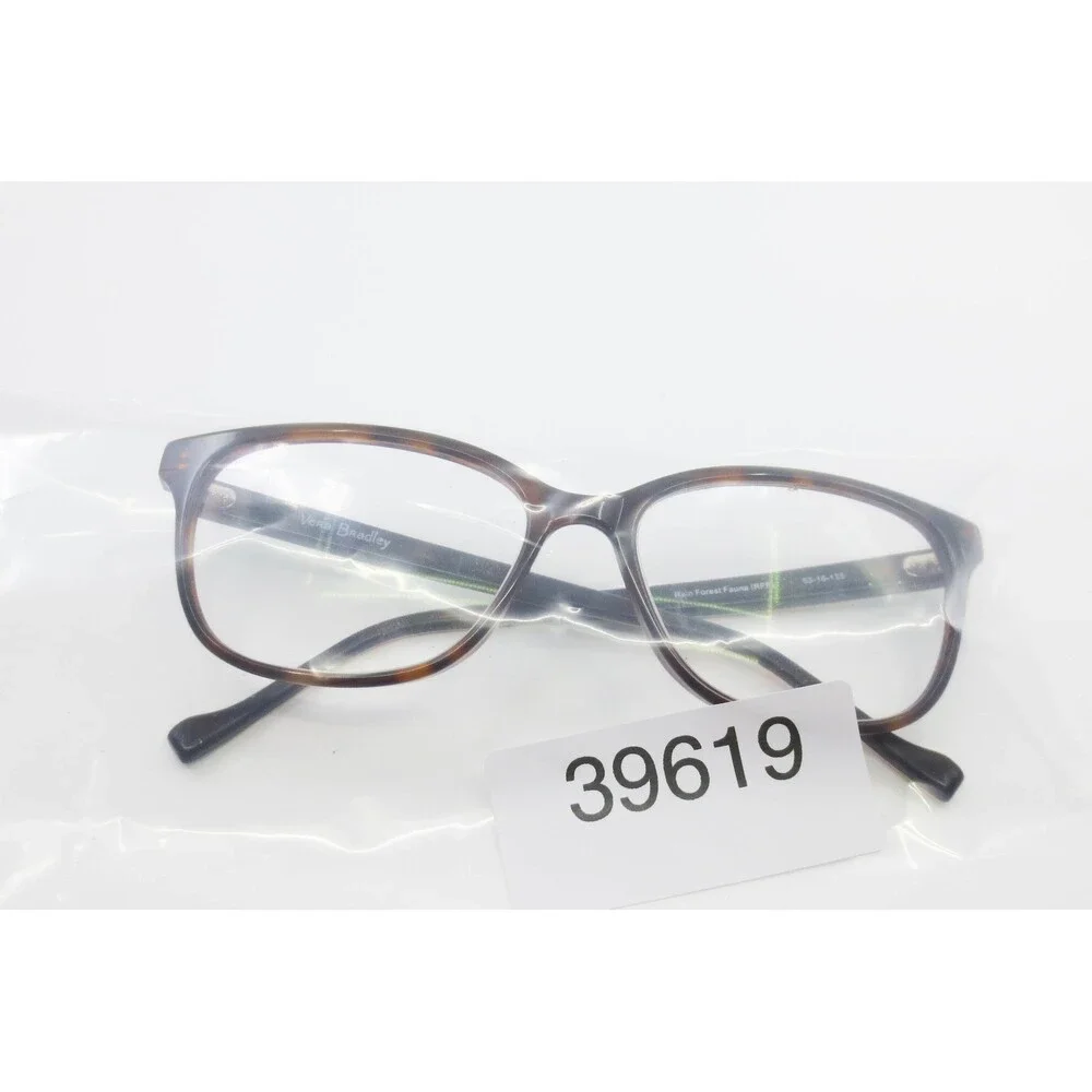Vera Bradley Joss Eyeglasses Rain Forest Fauna RFF Tortoise Floral Frames